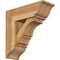 Ekena Millwork Balboa Traditional Rough Sawn Bracket w/ Offset Brace, Western Red Cedar, 8"W x 22"D x 22"H BKT0806X22X22BOA01RWR - alternate 1